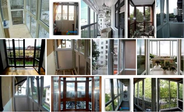 Французские балконы изнутри