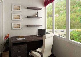 Кабинет на балконе