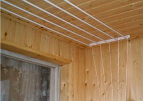 Лианы для белья на балкон