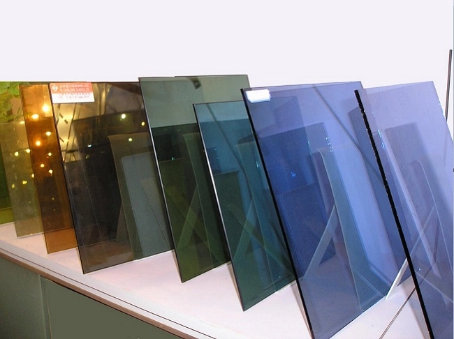 разноцветные тонированные стеклопакеты